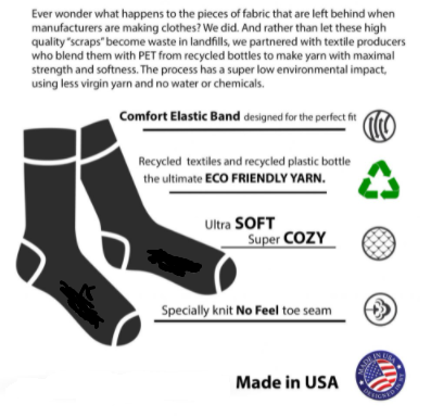 Recycle Squares Socks - Colmena 