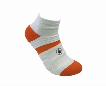 Sport Pro Ankle Socks in Orange & White